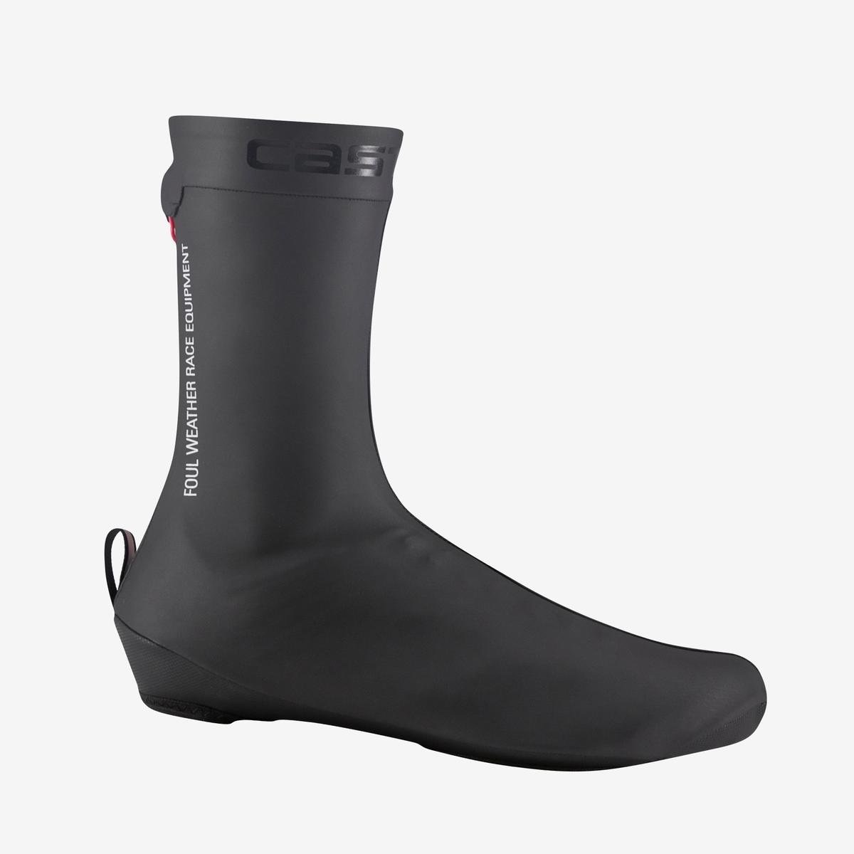 Castelli Pioggia 4 Copriscarpe Impermeabili Unisex – Black, vista frontale
