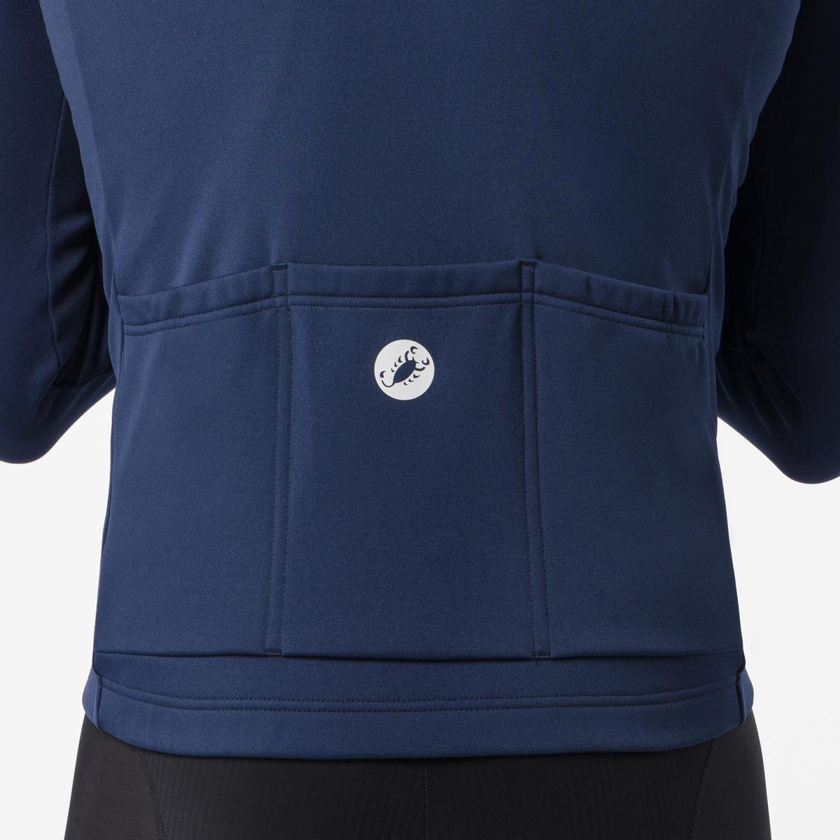Castelli Competizione Thermal Maglia Ciclismo Manica Lunga Uomo – Belgian Blue, dettaglio 2
