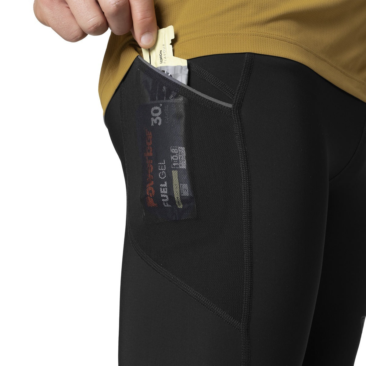 Dynafit Sky Tights Corti da Trail Running Uomo – Black Out, dettaglio 3