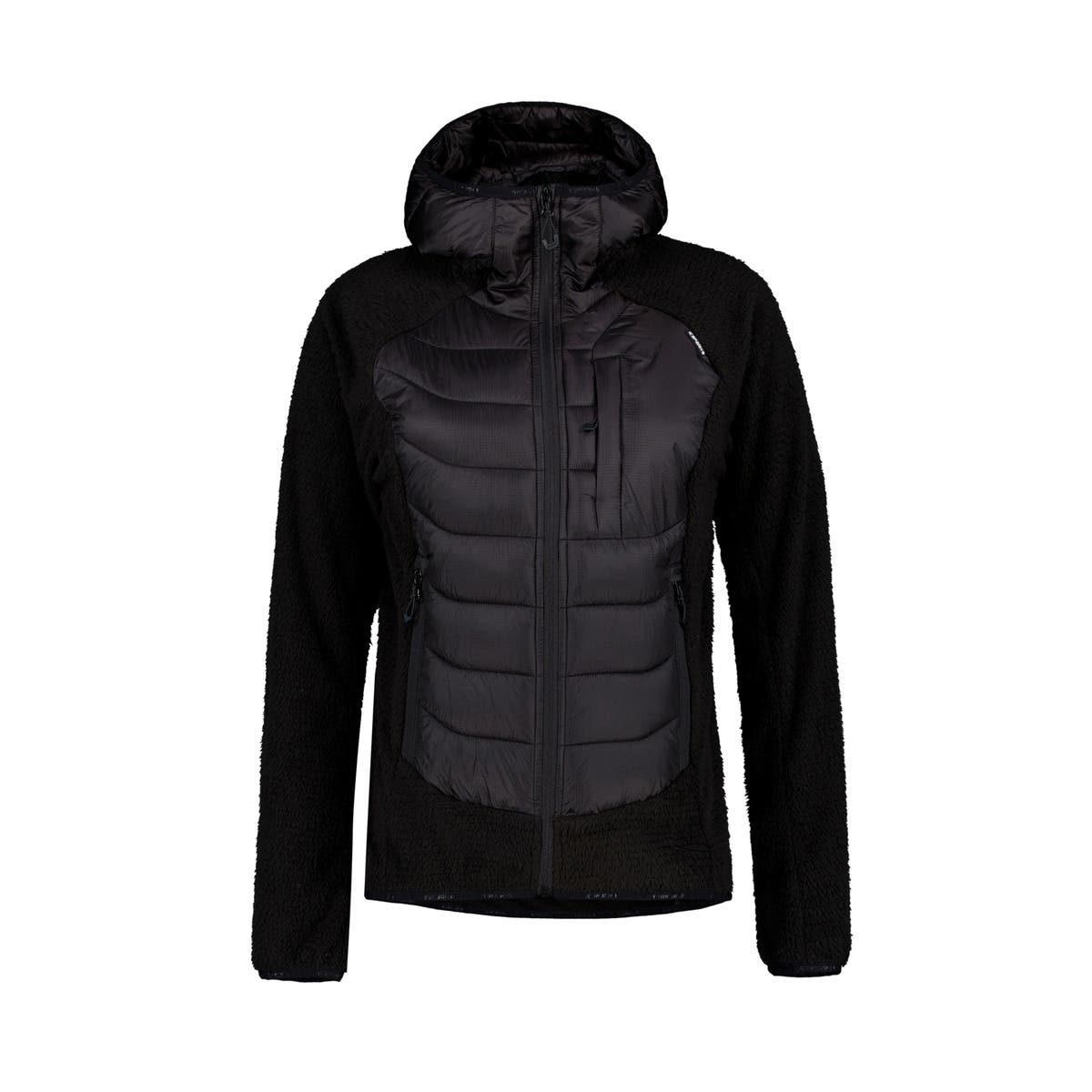 Icepeak Dakota Giacca Ibrida Donna – Black, vista frontale