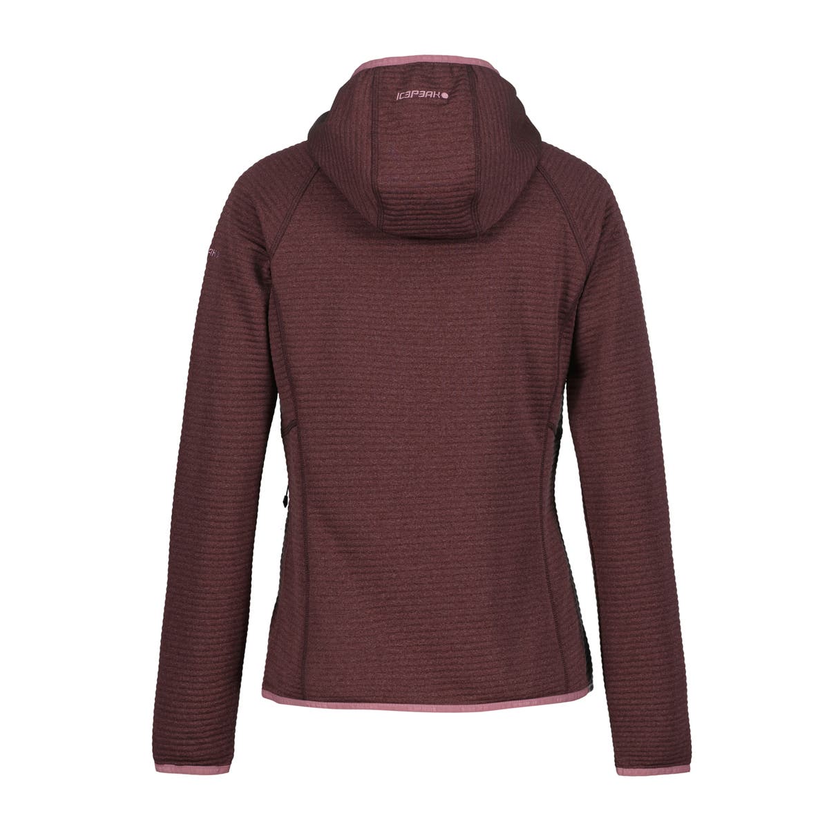 Icepeak Berryville Pile con Cappuccio Donna – Wine, vista retro