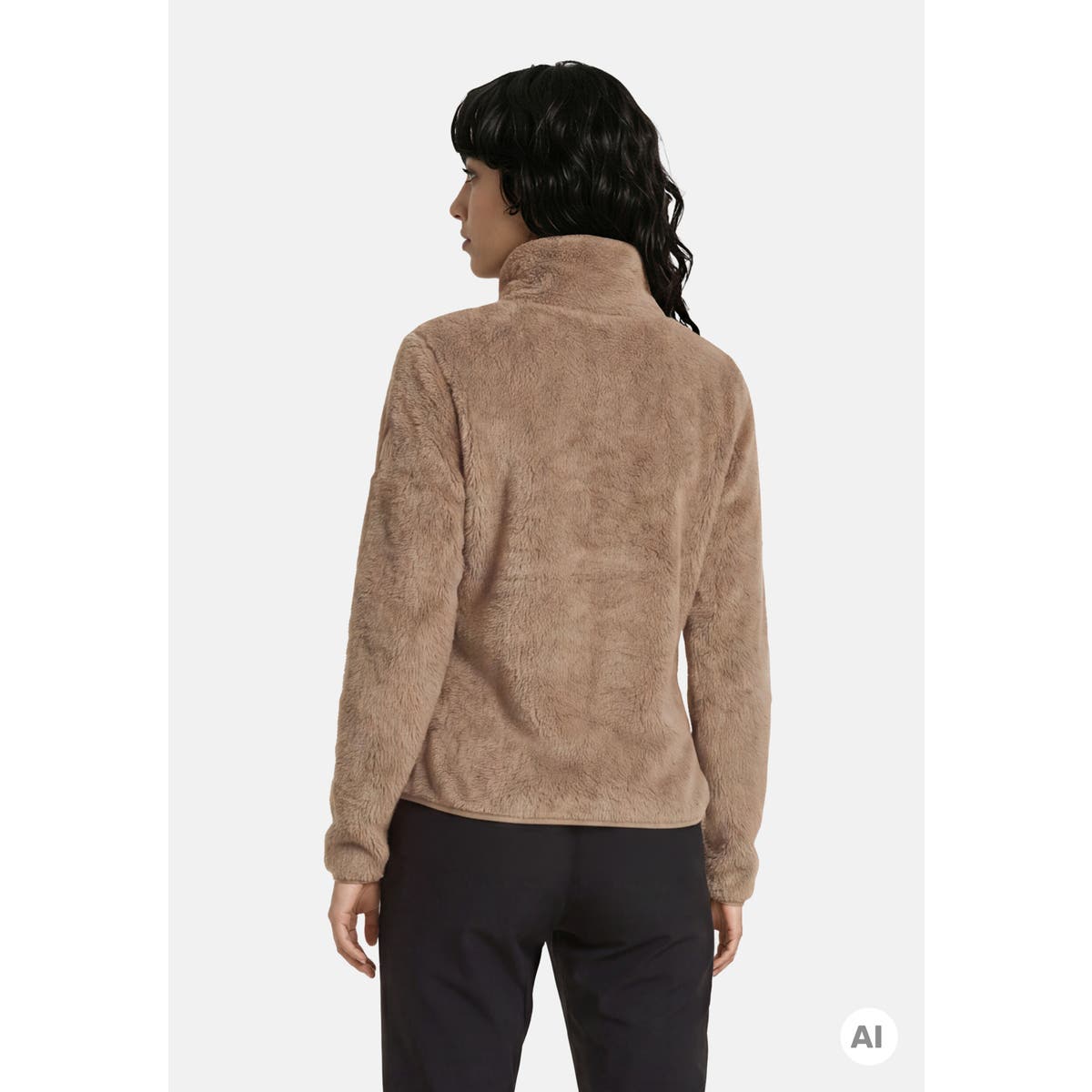 Icepeak Colony Pile Donna – Camel, indossato retro