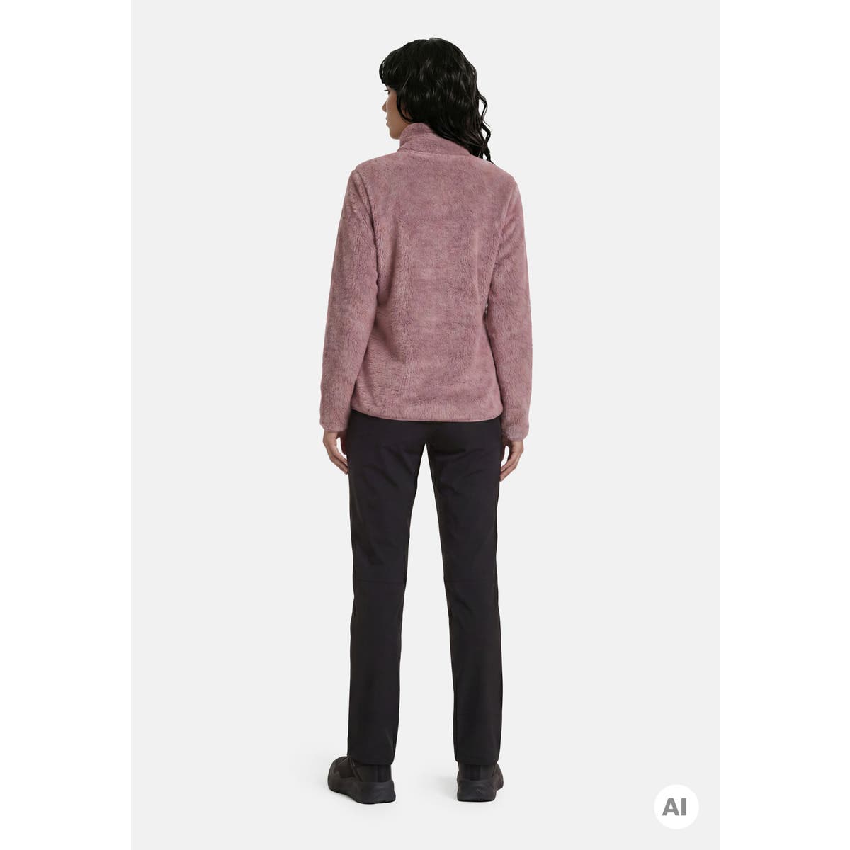 Icepeak Colony Pile Donna – Malva, indossato retro