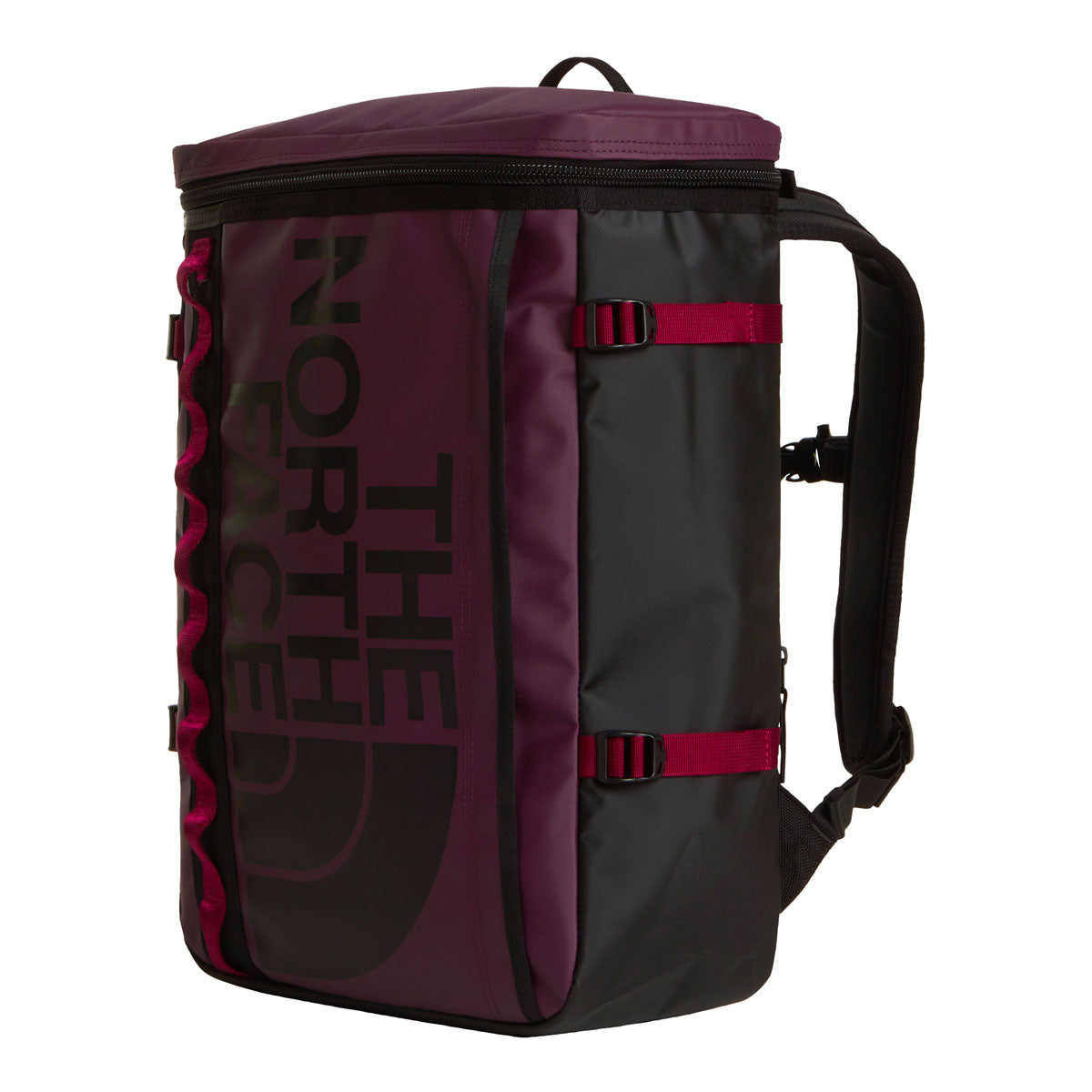 The North Face Base Camp Fuse Box Zaino 30L – Deep Burgundy Black, vista frontale