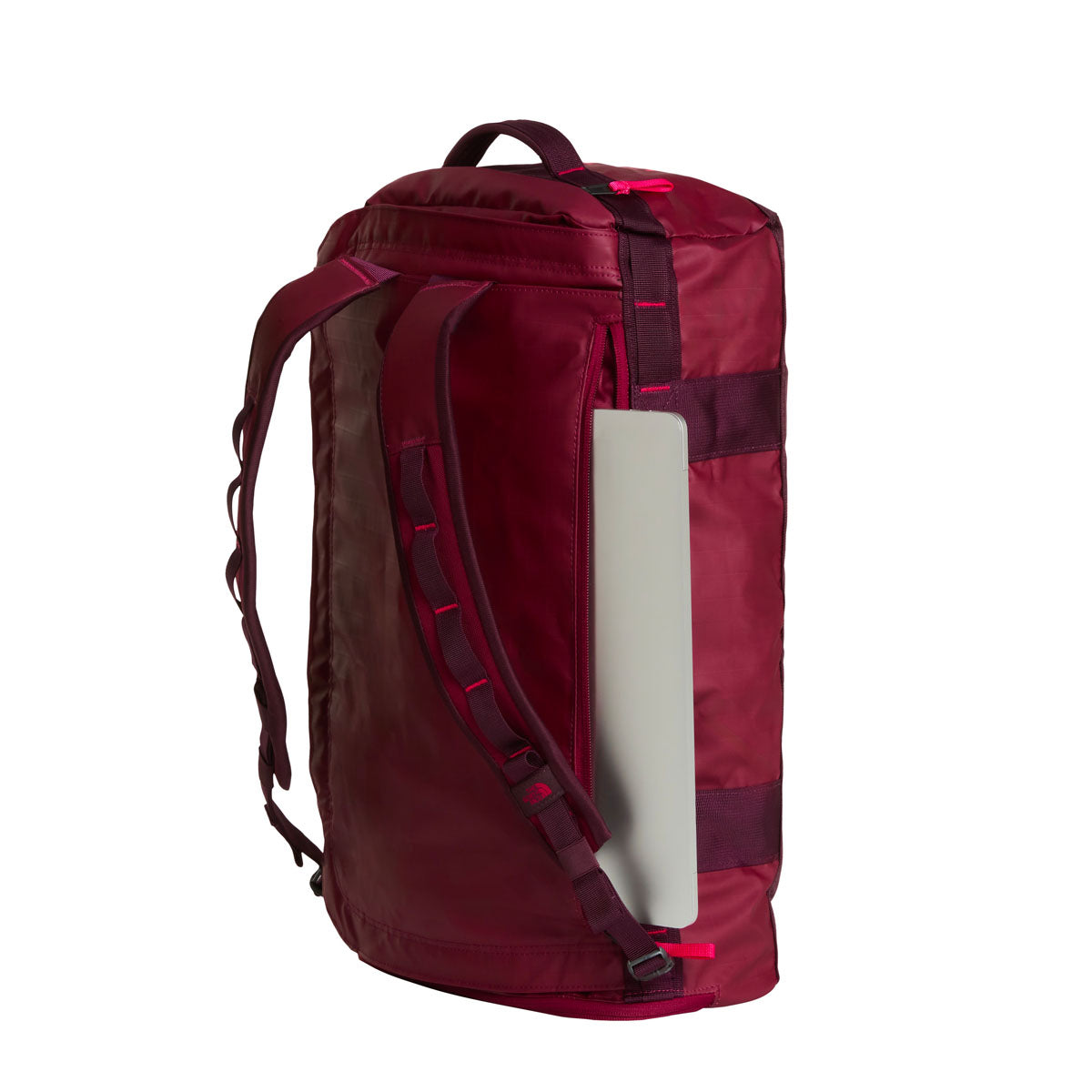 The North Face Base Camp Voyager Duffel Borsone 32L – Burgundy Crush, dettaglio 4