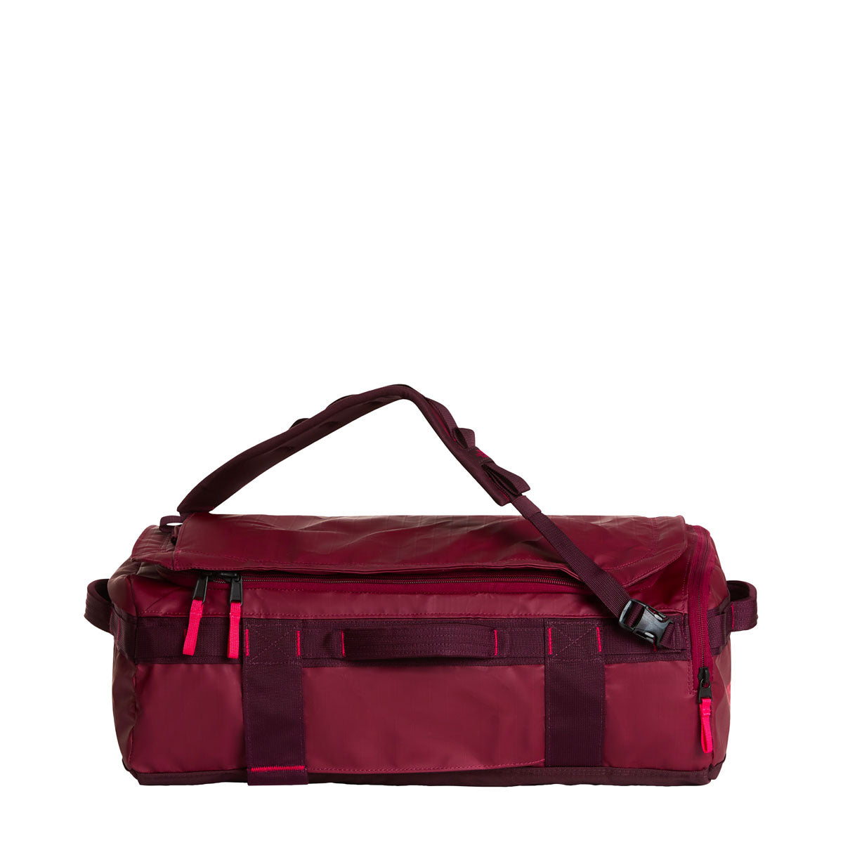 The North Face Base Camp Voyager Duffel Borsone 32L – Burgundy Crush, dettaglio 2
