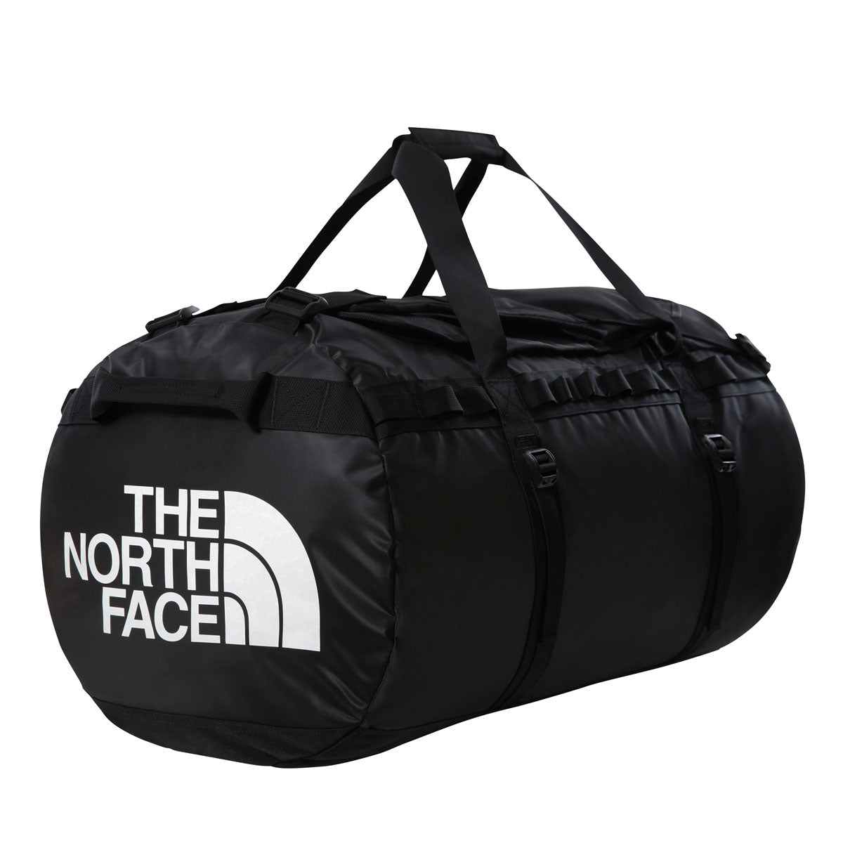 The North Face Base Camp Duffel Borsone da Viaggio Taglia XL – Black White 53R, vista frontale