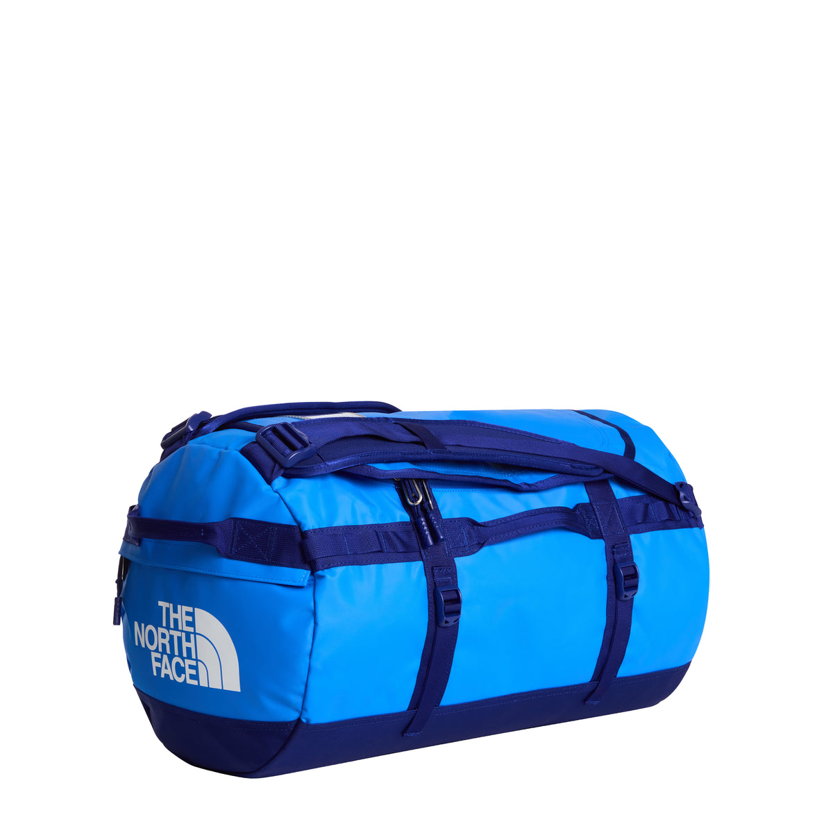 The North Face Base Camp Duffel Borsone da Viaggio Taglia S – Active Blue Bold, vista frontale
