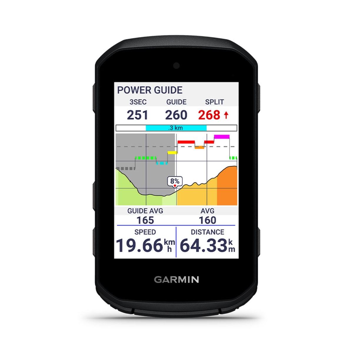 Garmin Edge 550 Ciclocomputer GPS – schermata dati