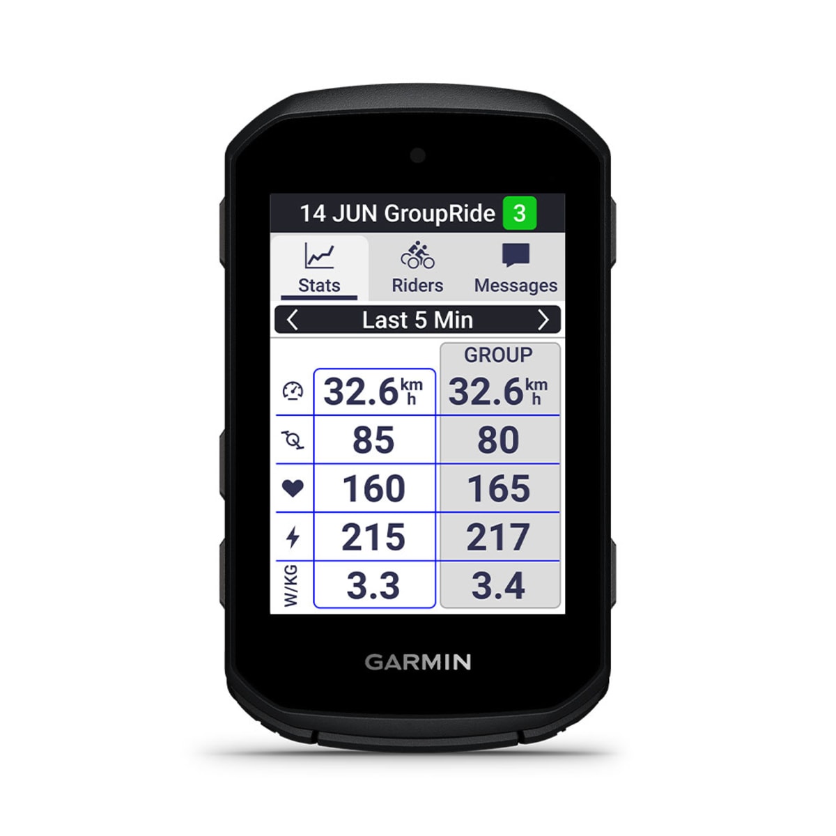 Garmin Edge 550 Ciclocomputer GPS – schermata