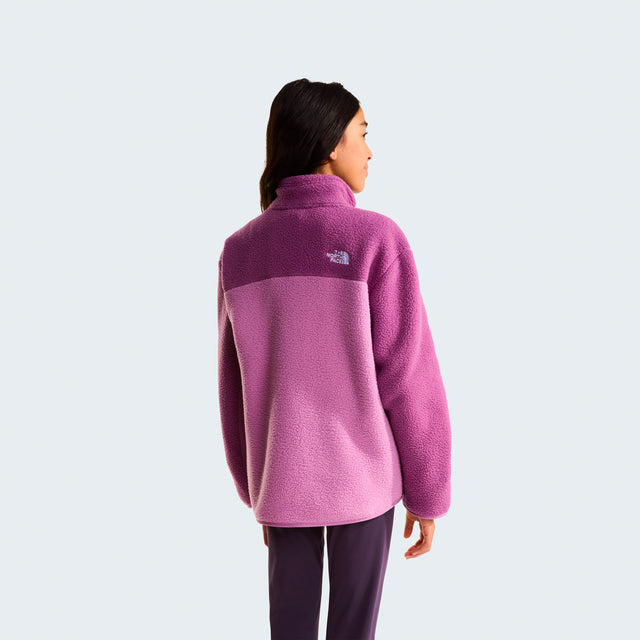 The North Face Giacca in pile Yumiori con cerniera a 1/4 da ragazzi