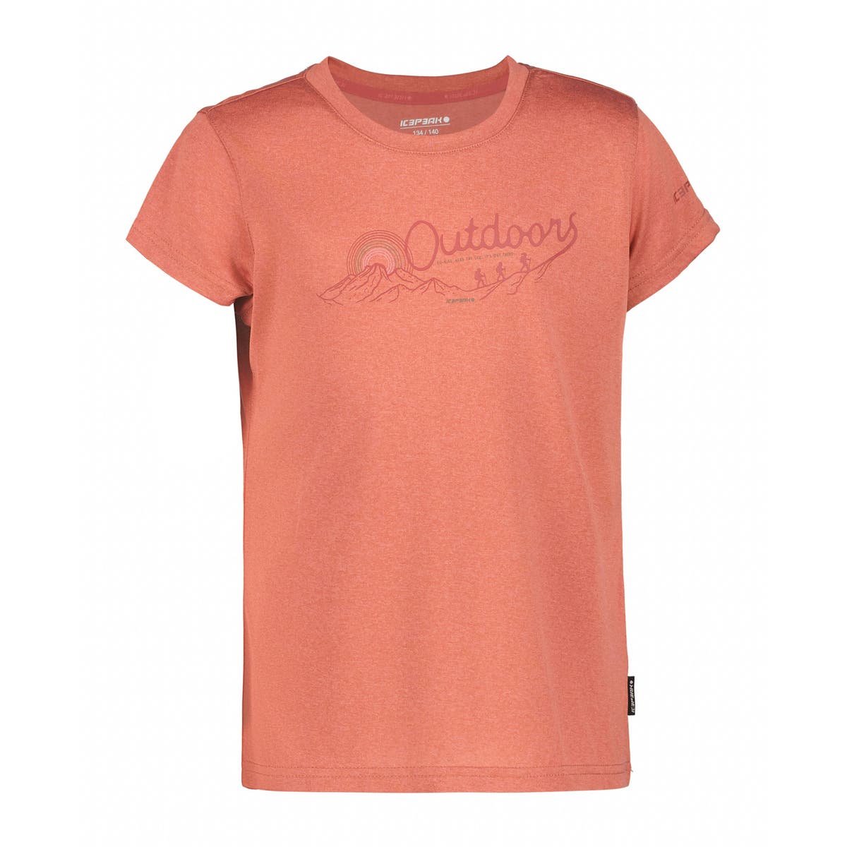 Icepeak Kivalina T-Shirt Junior – Beta Red, vista frontale