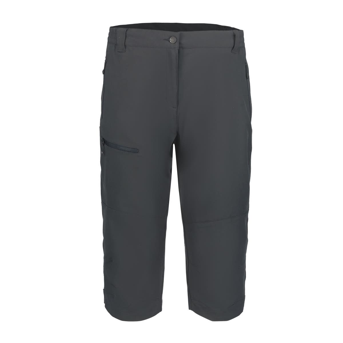 Icepeak Beattie Pantaloni 3/4 Donna – Anthracite, vista frontale