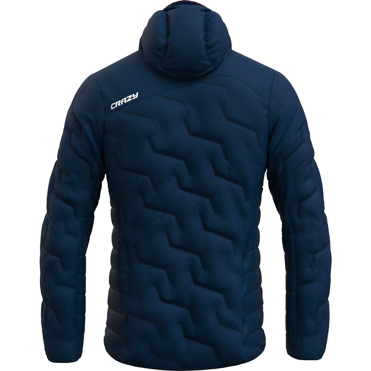 Crazy Flame Piumino Uomo – Brick Blue, vista retro