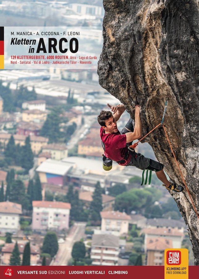 Versante Sud Klettern in Arco 2026 Guida Arrampicata Tedesco – copertina