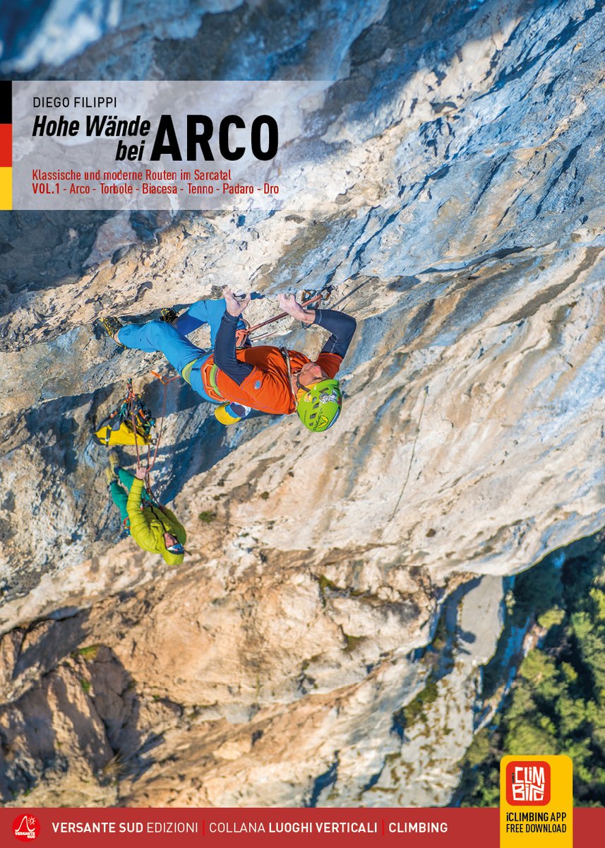 Versante Sud Arco Pareti Vol. 1 Guida Vie Lunghe Tedesco – copertina