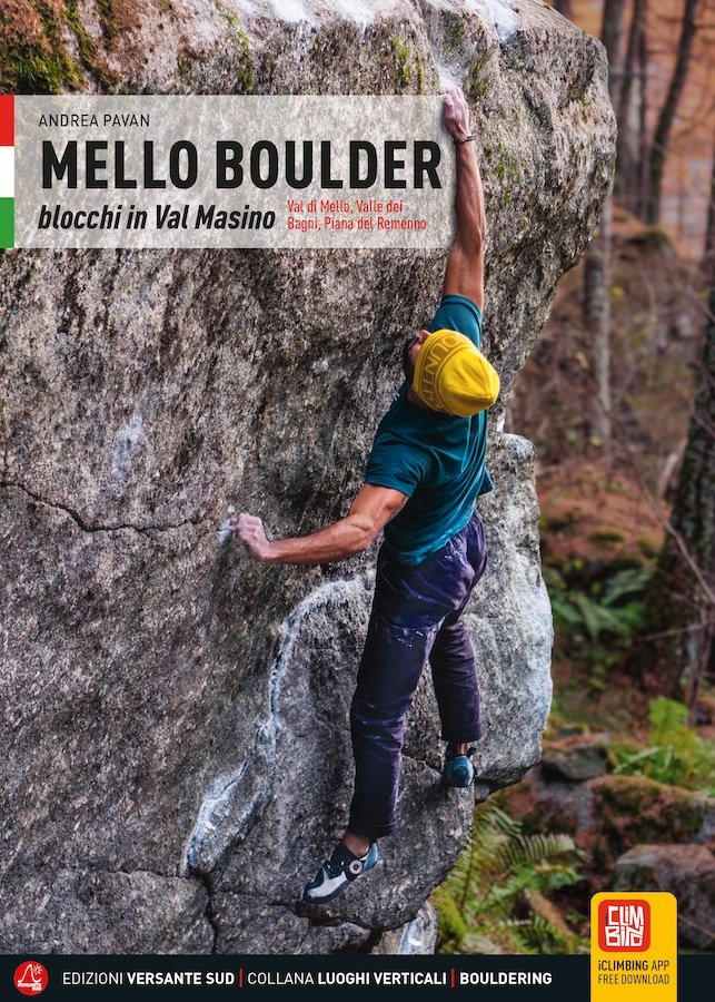 Versante Sud Mello Boulder Guida Boulder Val Masino Italiano – copertina
