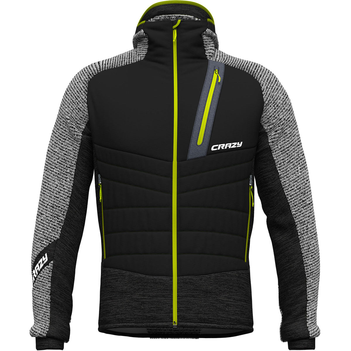 Crazy Absolution Giacca Uomo – Forest Black, vista frontale