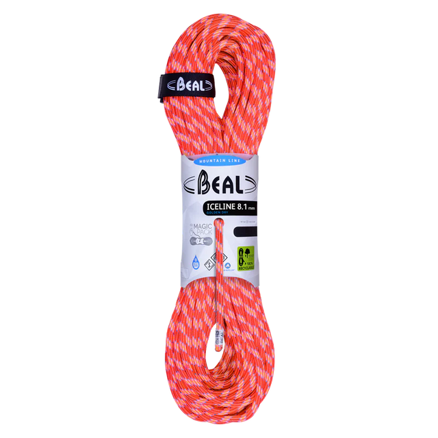 BEAL ICE Line 8.1mm Unicore - Golden DRY - 60 MT - Orange