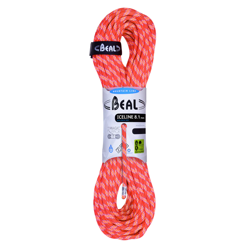 BEAL ICE Line 8.1mm Unicore - Golden DRY - 60 MT - Orange
