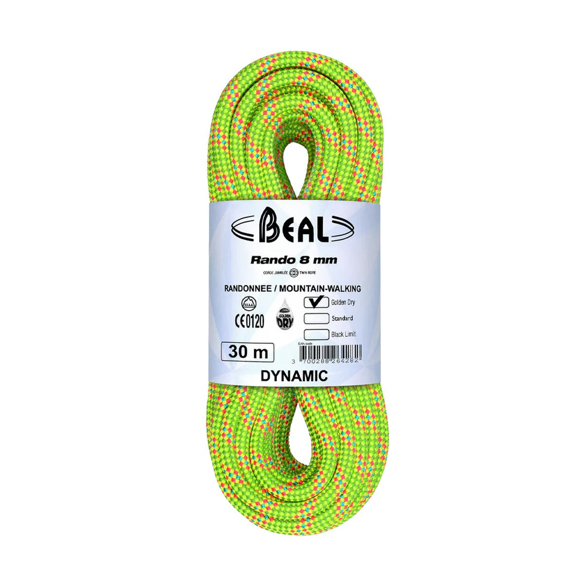 BEAL Rando 8MM - Golden DRY - 30M - Yellow