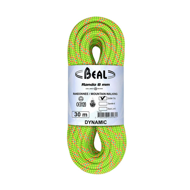 BEAL Rando 8MM - Golden DRY - 30M - Yellow