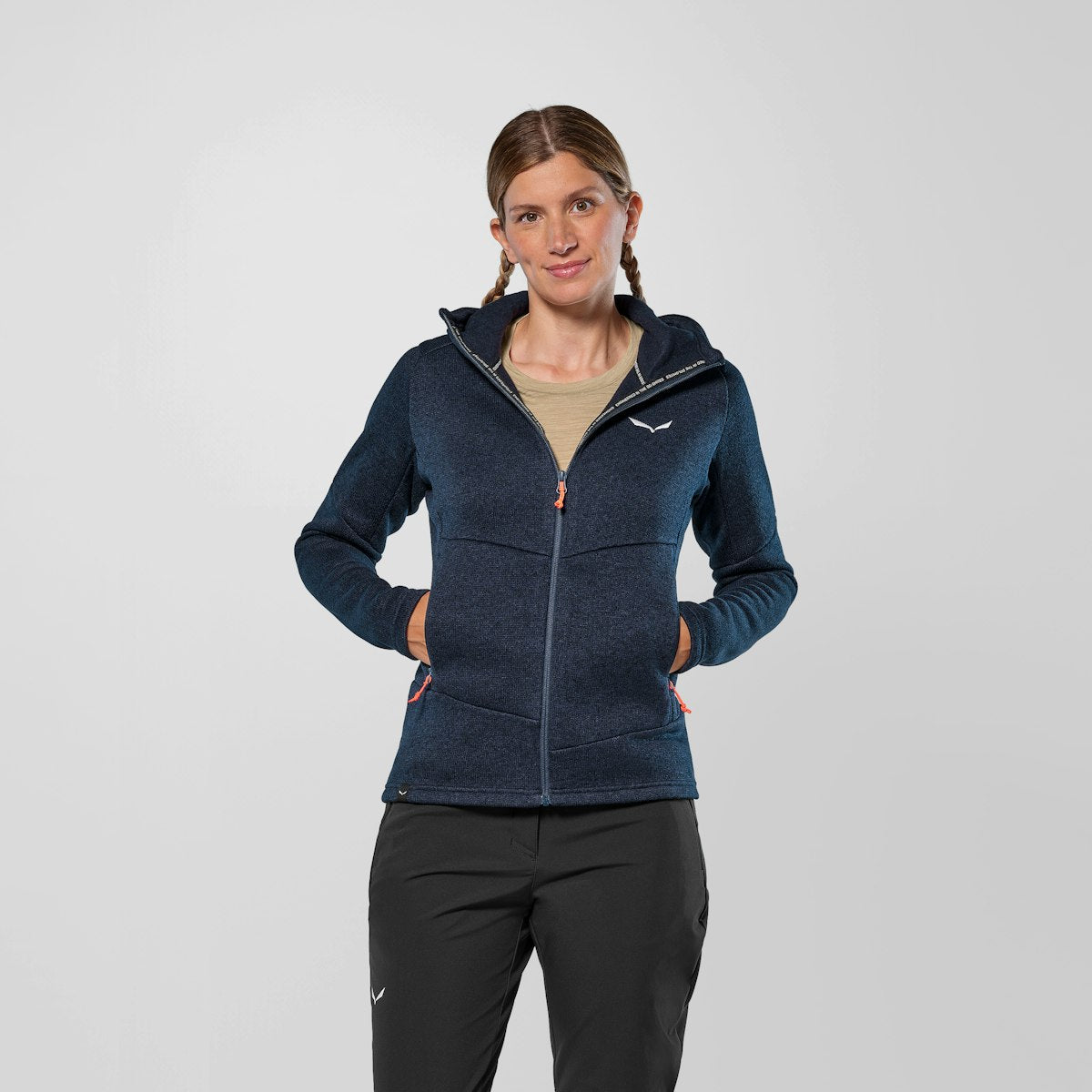 Salewa Puez Rocca Polarlite Giacca con Cappuccio Donna