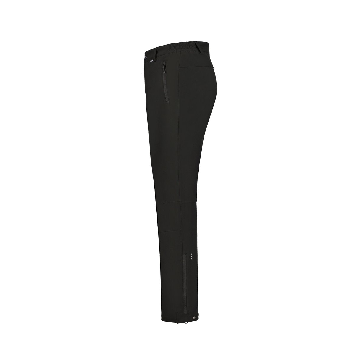 Icepeak Bouton Pantaloni Softshell Uomo – Black, vista laterale