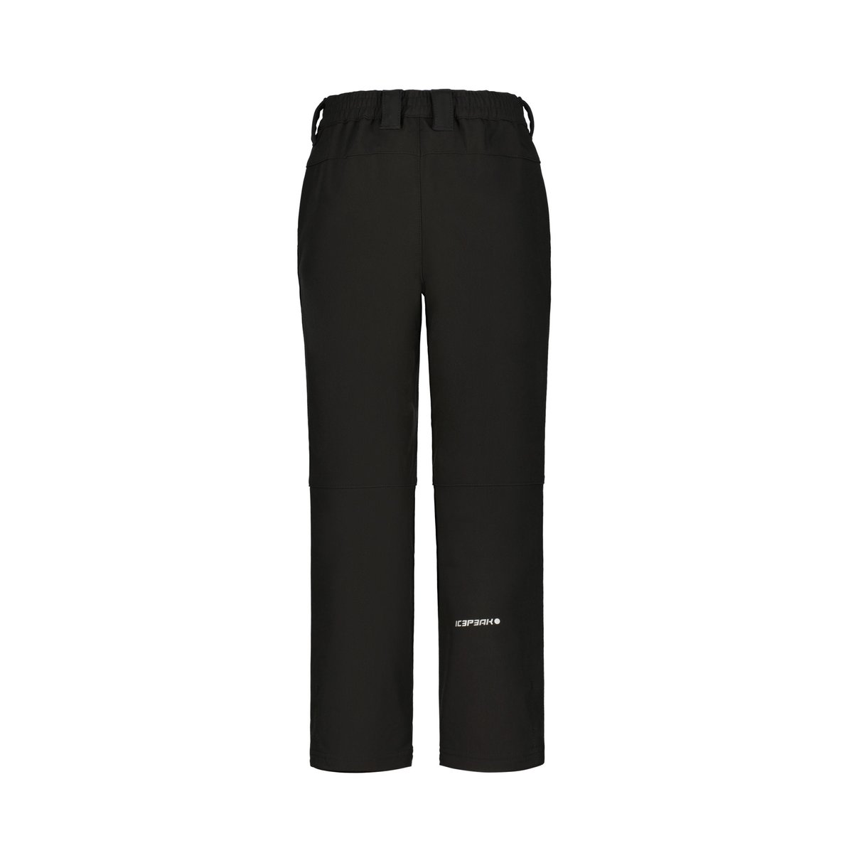 Icepeak Kabwe Pantaloni Softshell Junior – Black, vista posteriore