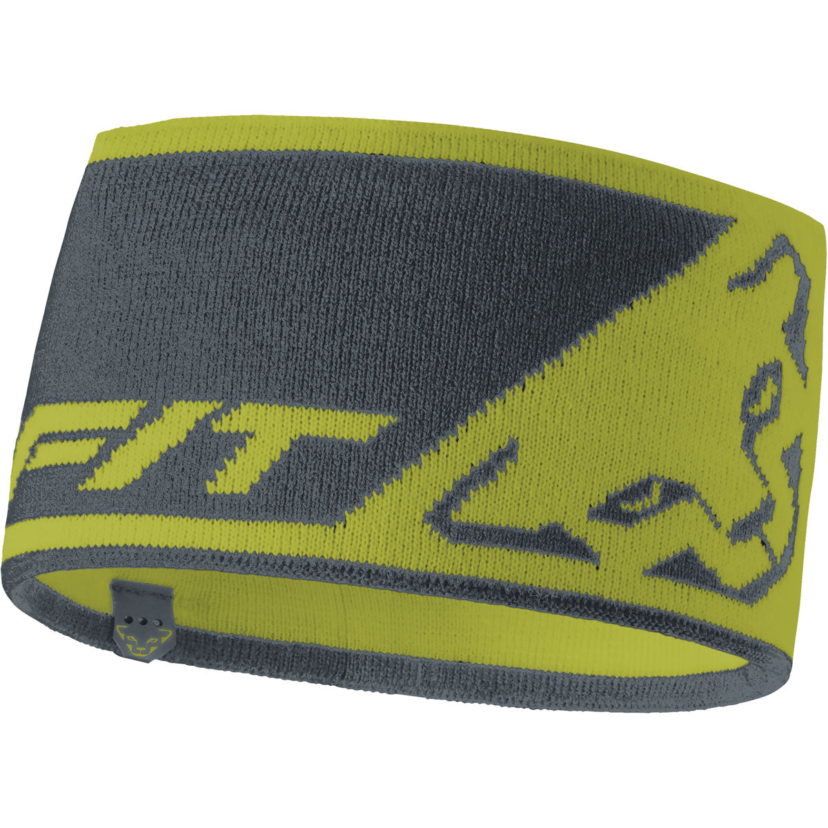 Dynafit Leopard Logo Fascia – Golden Lime, vista frontale