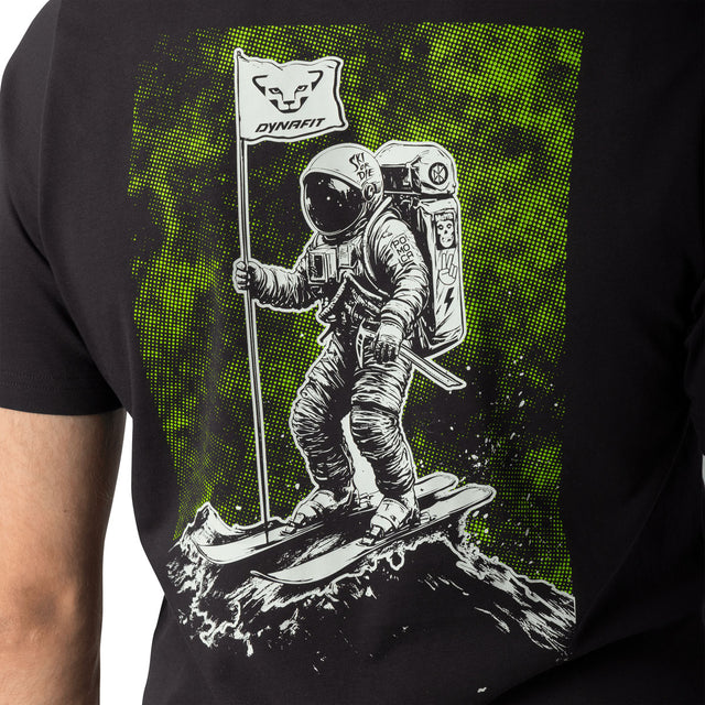 Dynafit T-shirt in cotone con grafica sul retro uomo