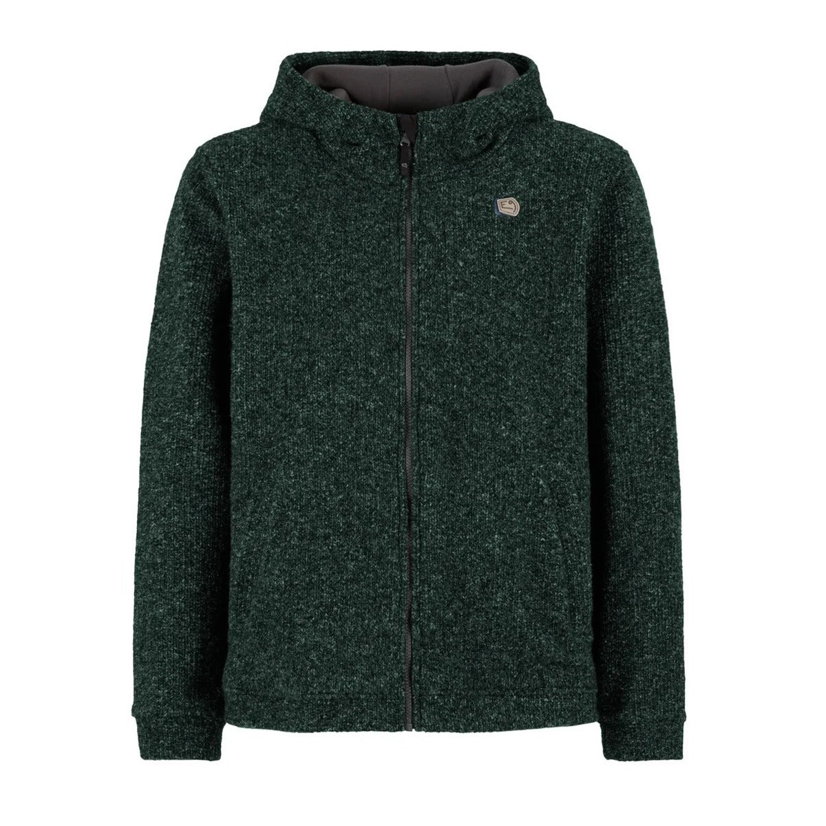 E9 Mimmo Giacca Full Zip Uomo – Emerald Green, davanti