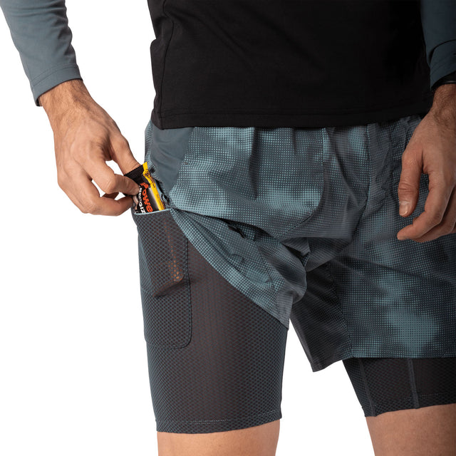 Dynafit Shorts 2in1 Trail Reflectiv uomo