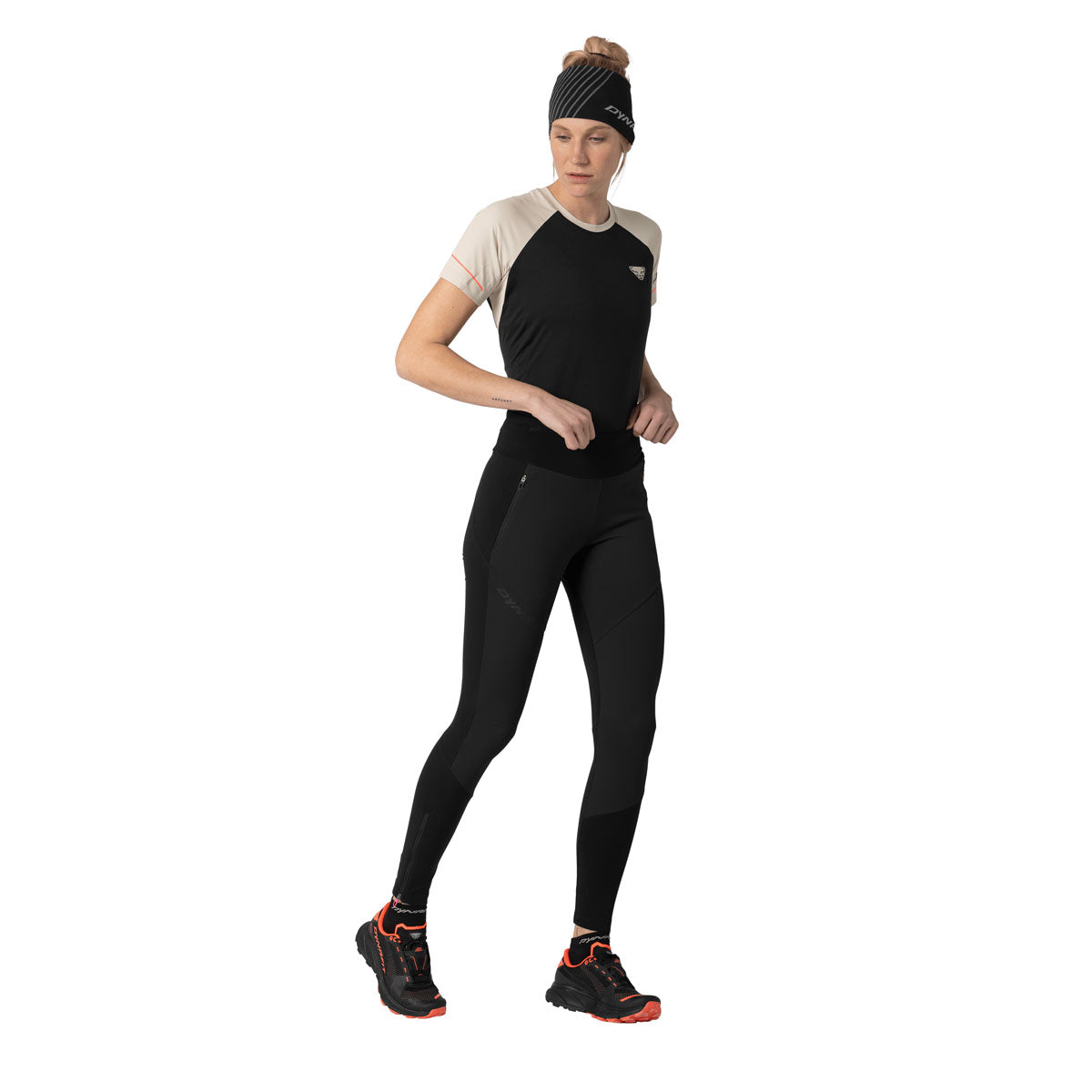 Dynafit Alpine Softshell Hybrid Pantaloni Donna – Black Out, dettaglio 4