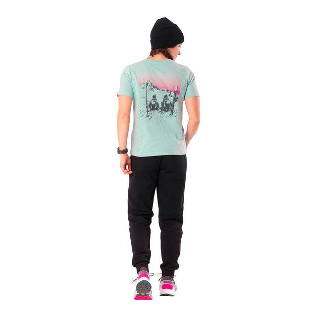 Dynafit T-shirt in cotone con grafica sul retro donna