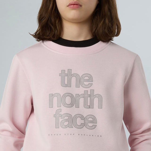 THE NORTH FACE Felpa Reflective Logo Relaxed da Ragazza