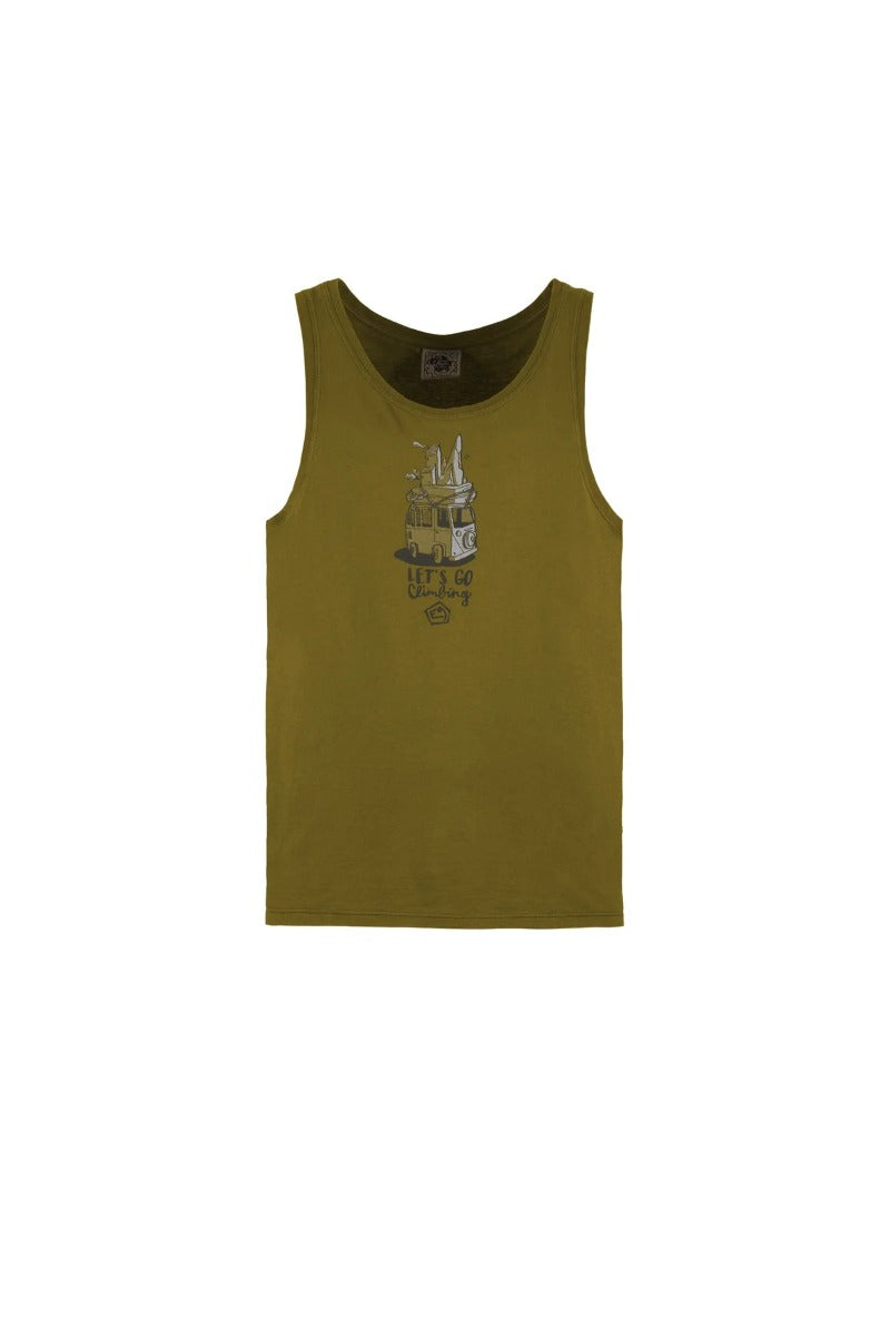 E9 1golden Canotta Arrampicata Uomo – Caramel, davanti