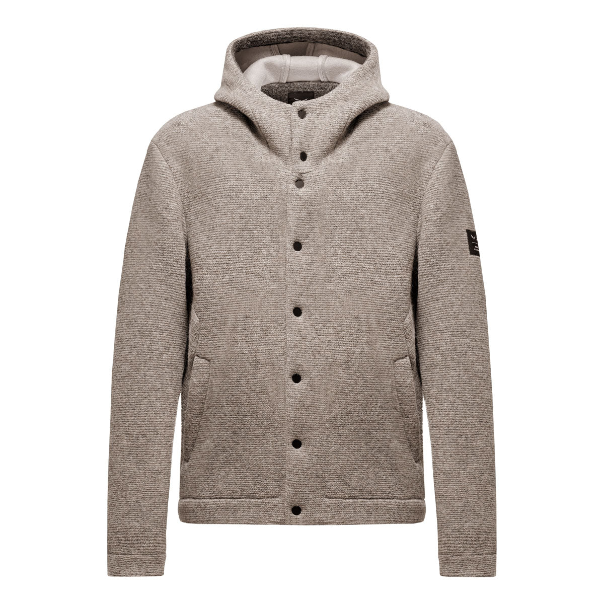 SALEWA Sarner Undyed Wool Giacca Con Cappuccio Uomo