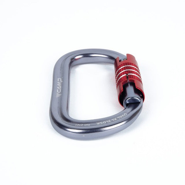 CAMP Oval XL 3lock - Moschettone - Titanio