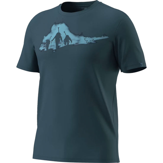 Dynafit T-shirt grafica in cotone uomo