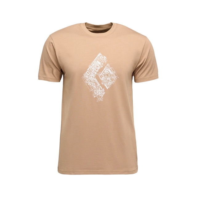 BLACK DIAMOND Engineered Diamond Short Sleeve Tee uomo