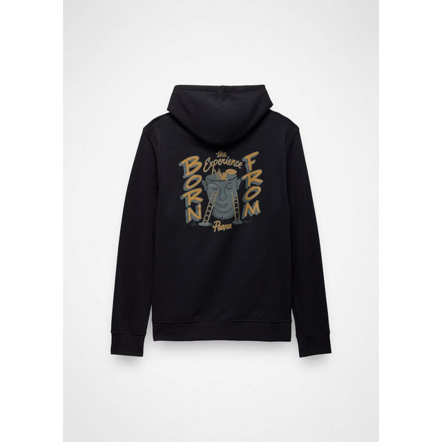 PRANA Felpa con Cappuccio Grafica in Pile