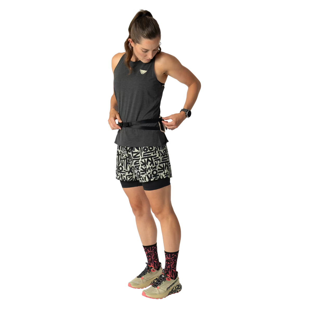 Dynafit Trail Running Cintura Portaborraccia – Overcast, dettaglio 4