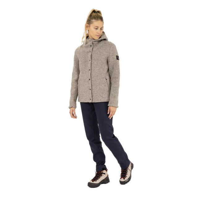 SALEWA Sarner Undyed Wool Giacca con Cappuccio donna