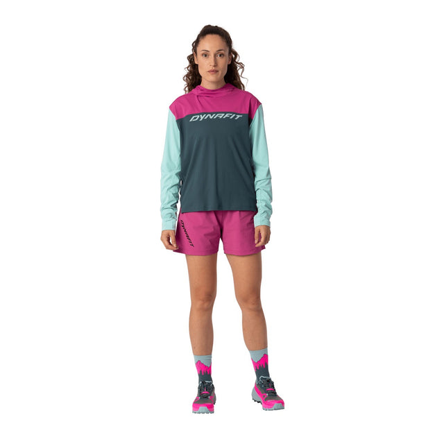 DYNAFIT Felpa con Cappuccio Traverse Sun donna