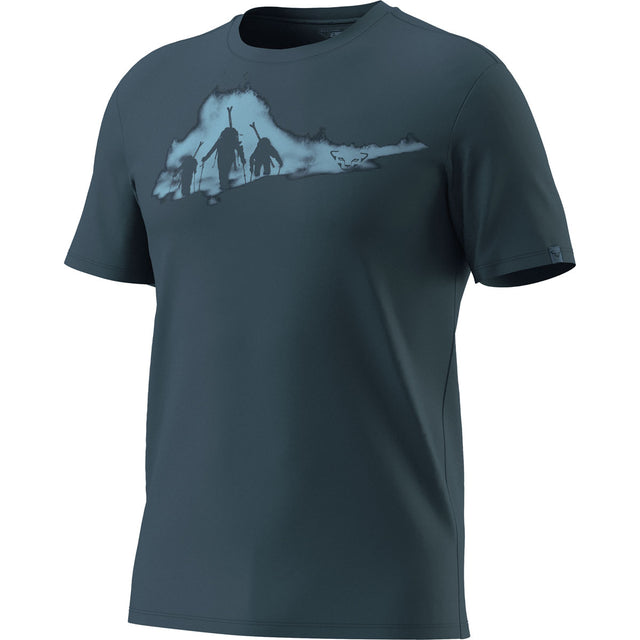 Dynafit T-shirt grafica in cotone uomo