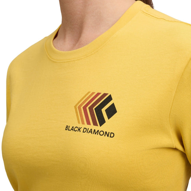 BLACK DIAMOND Faded Crop Tee donna