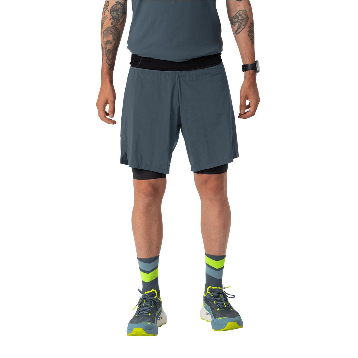 Dynafit Ultra Shorts 2in1 Uomo – Cinder, dettaglio 2