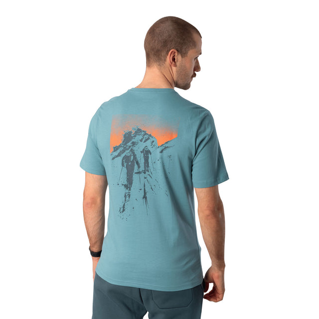 Dynafit T-shirt in cotone con grafica sul retro uomo
