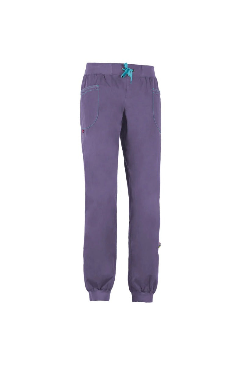E9 Joee Pantaloni Arrampicata Donna – Wisteria, davanti